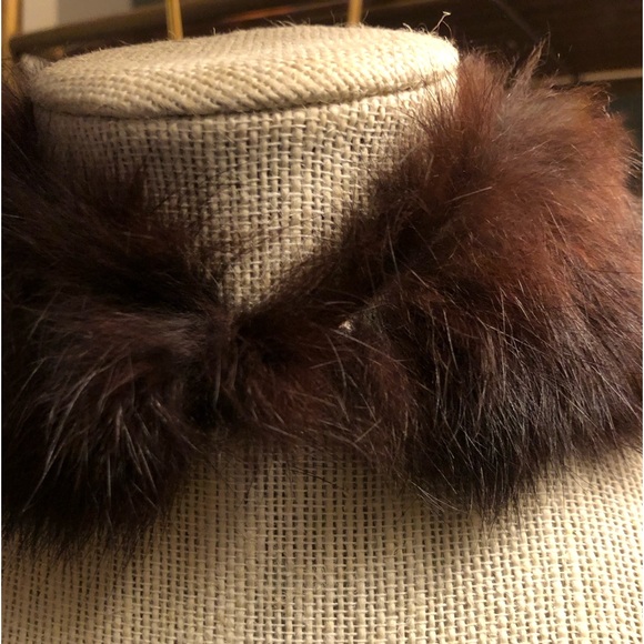 ** Vintage Fur Collar ** SOFT~Mink or Rabbit? - Picture 14 of 15